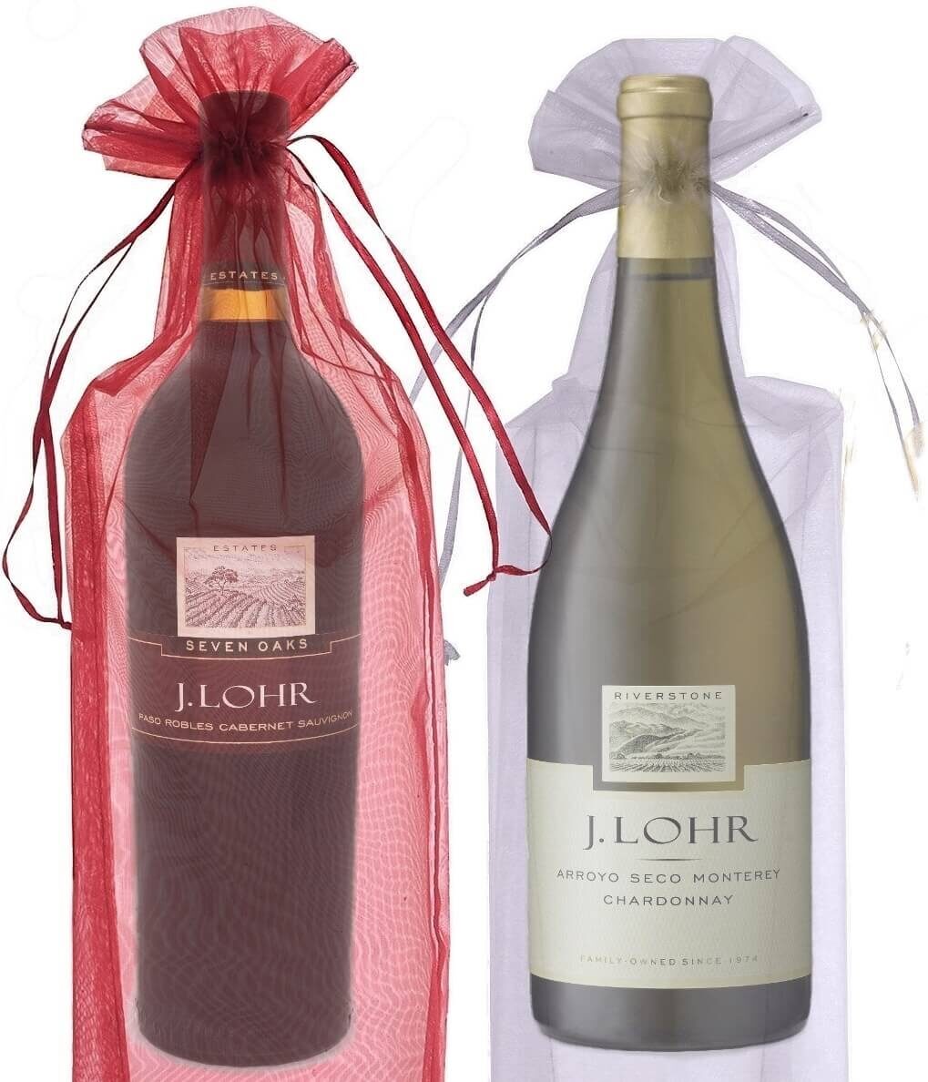 Best Boss Wine Gift Set - 2 Bottles J Lohr Red And White Wines From California 750ml