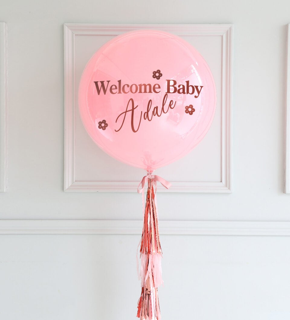 Single Pink Balloon