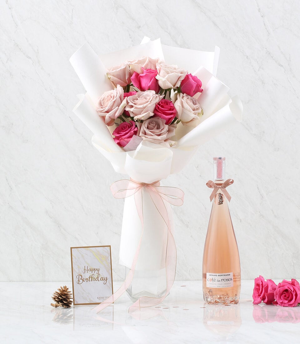 Combo Set(Pink Bouquet Sparkle Delight)