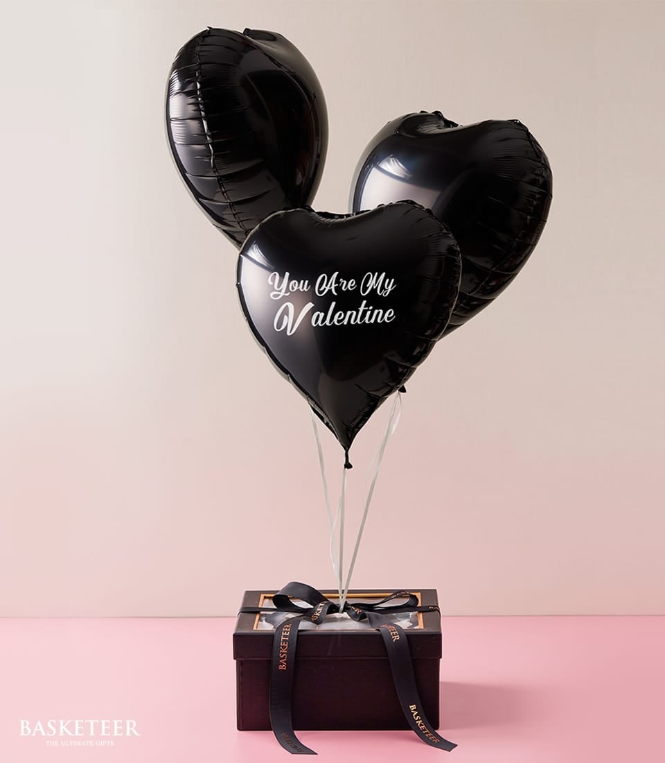 Bakery & Black Balloons Gift Box