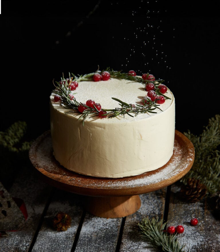 Winter Wonderland Carrot Cake