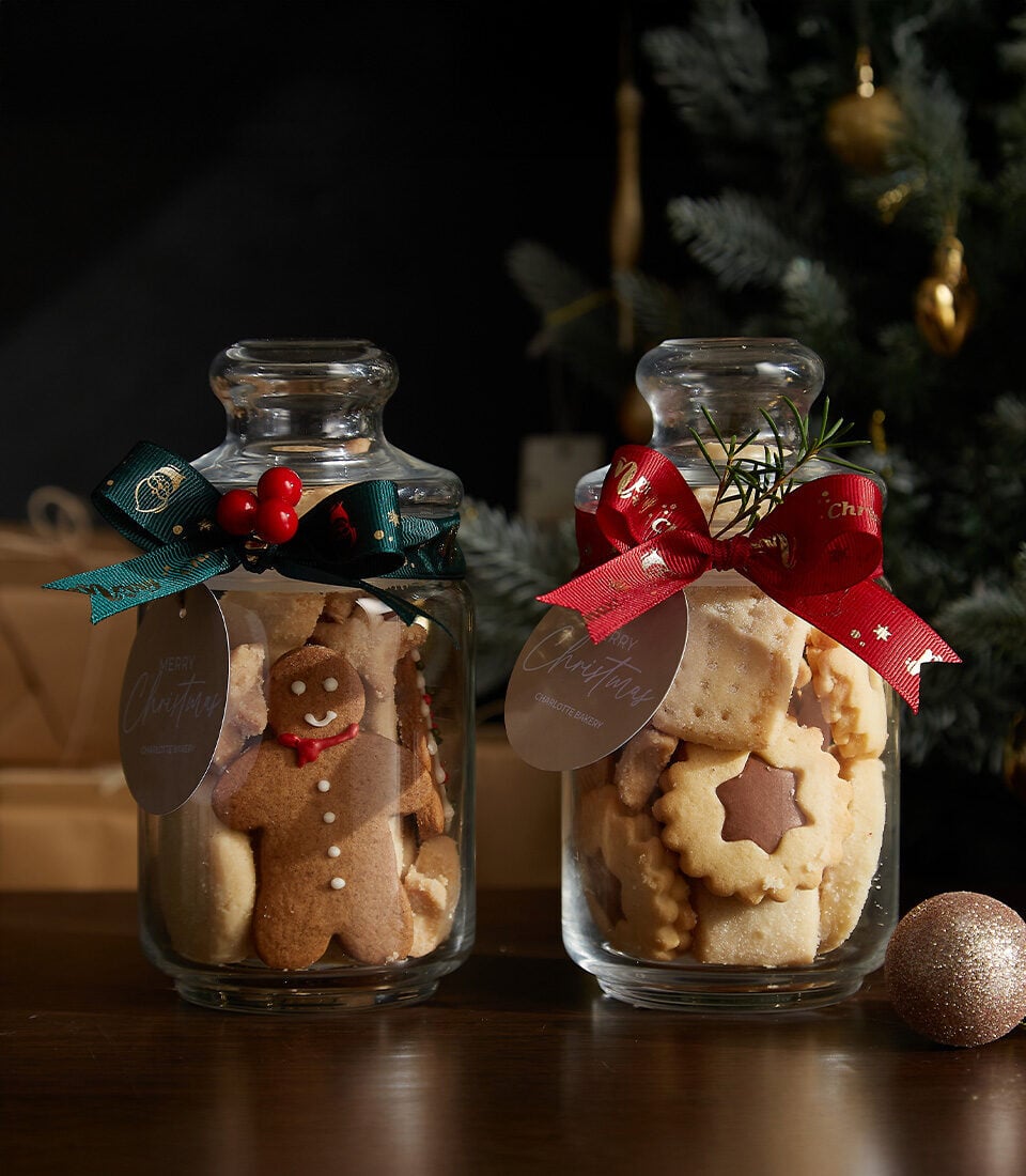 Festive Cookies Jar Duo