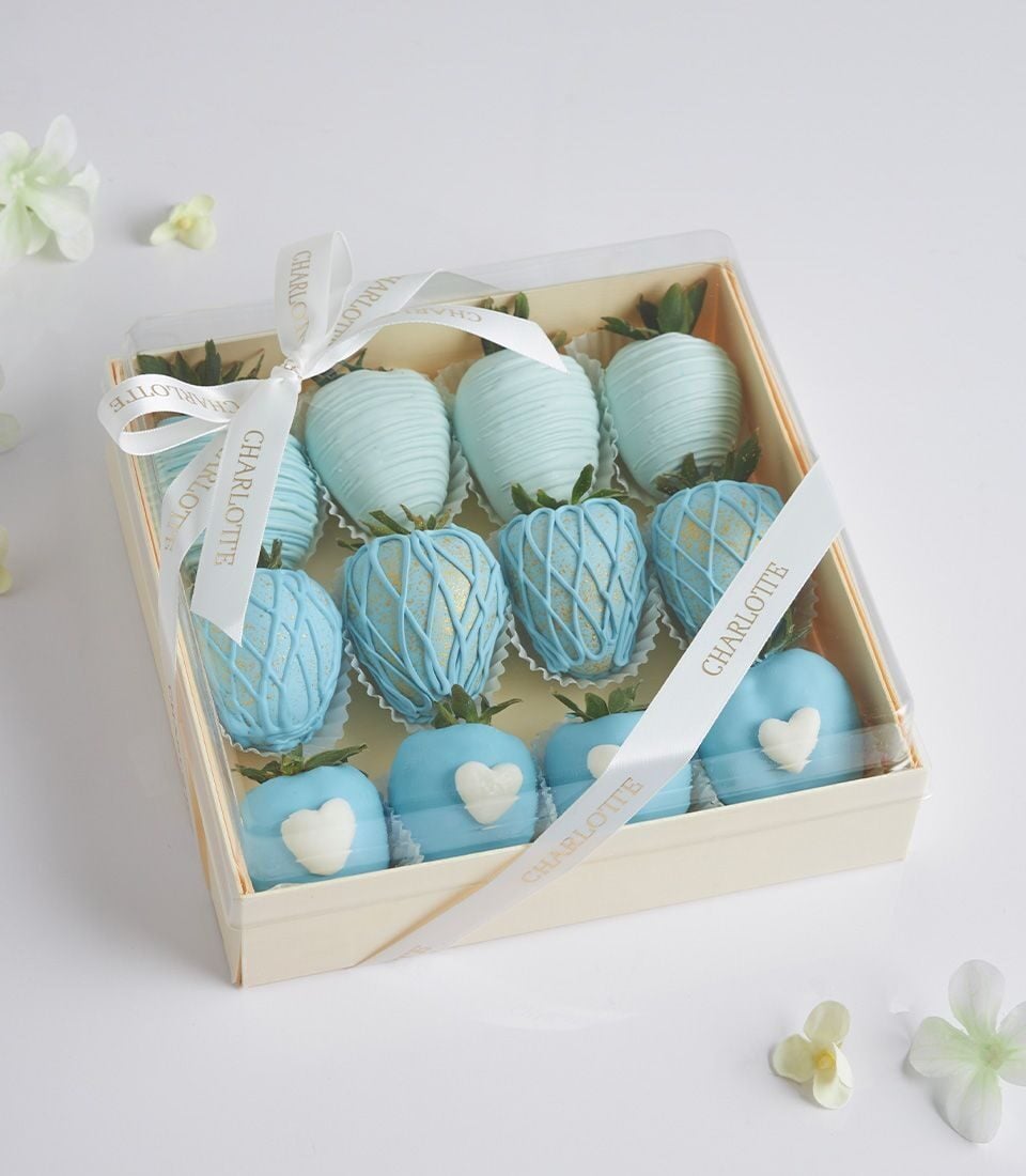 Chocolate—Covered Strawberries — Mother's Day Gift Box