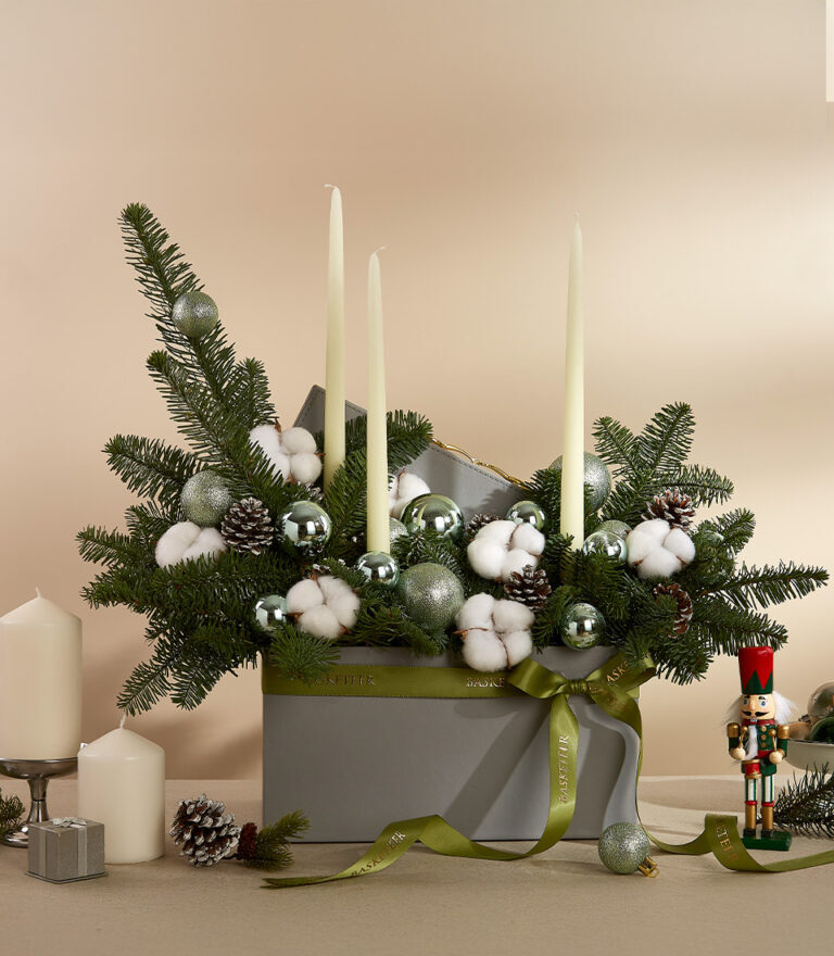 Winter Forest Candle Arrangement