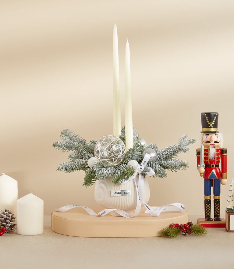 Winter Wonderland Candle Centerpiece