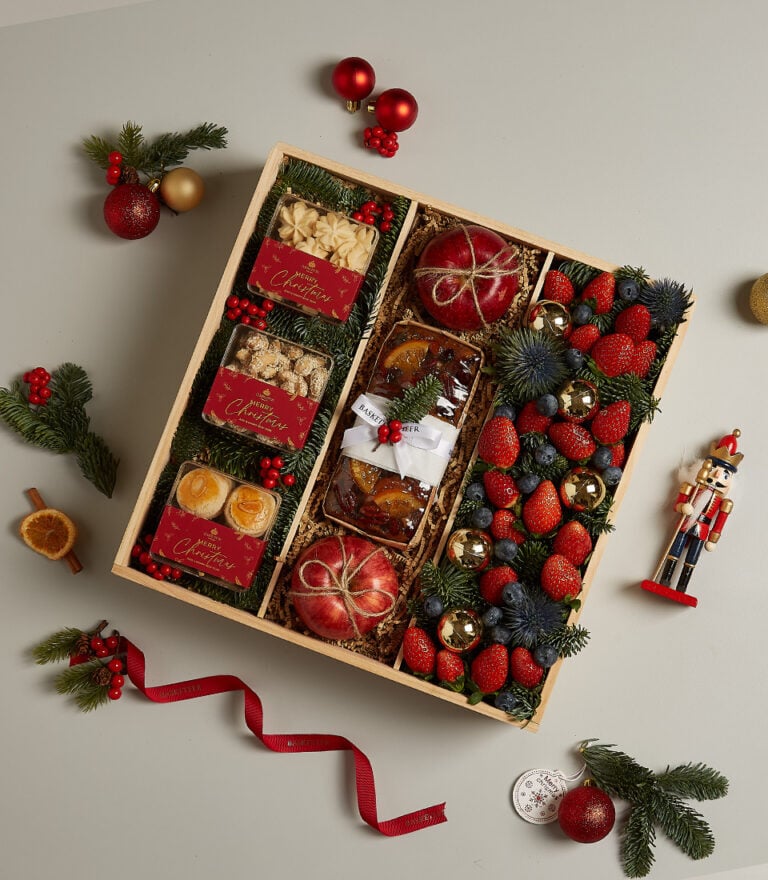 Festive Delights Gourmet & Fresh Fruit Hamper