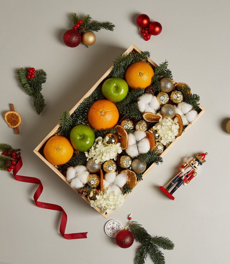 Festive Fruit & Ferrero Rocher Gift Box