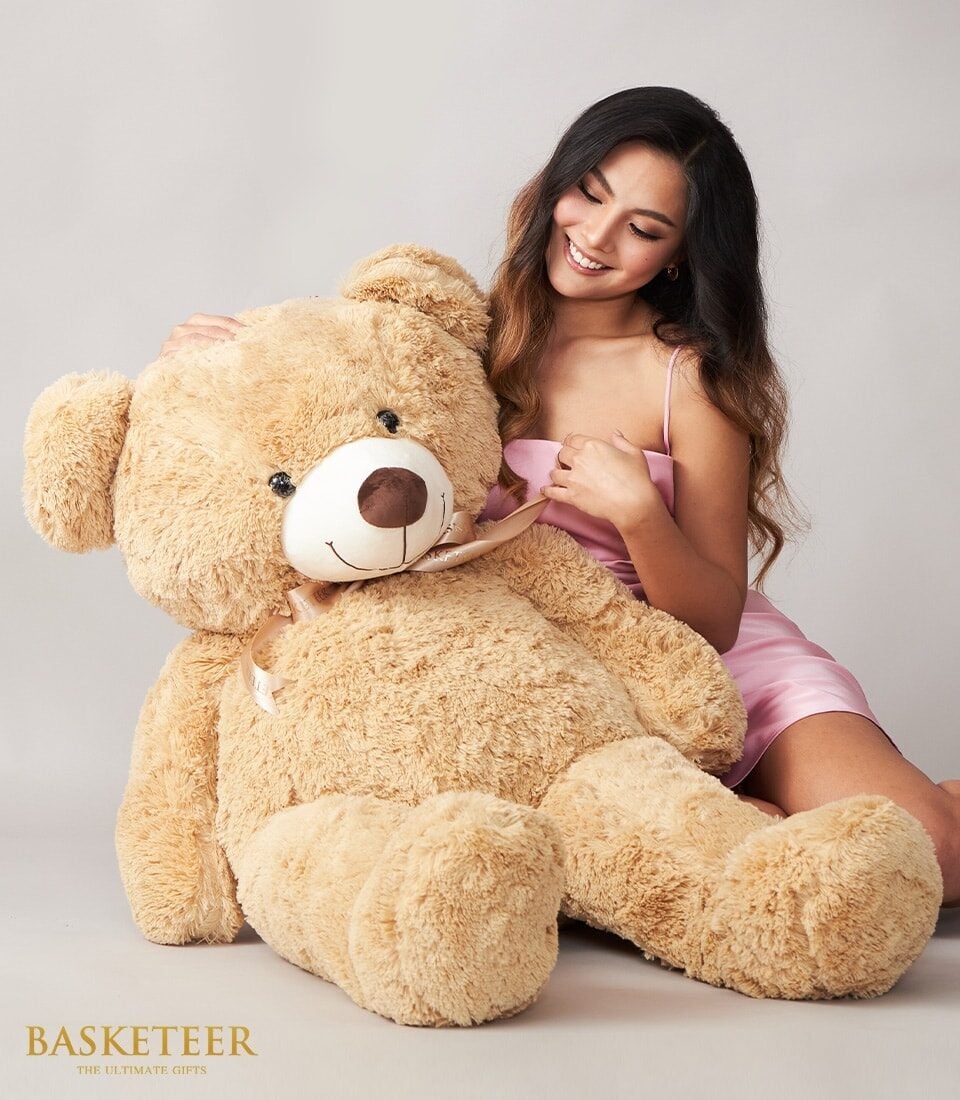 Cuddly Twin Teddy Bears Set (L ( Size 95 cm ))
