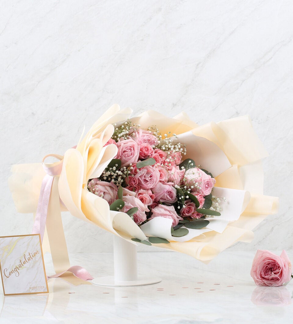Pink Rose Bouquet