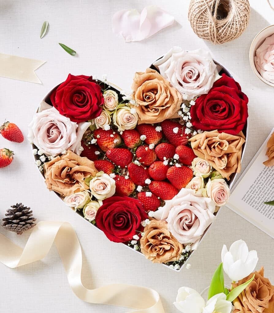 Strawberry & Flower Basket