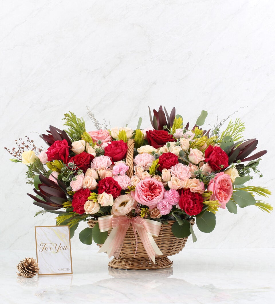 Flower In Basket