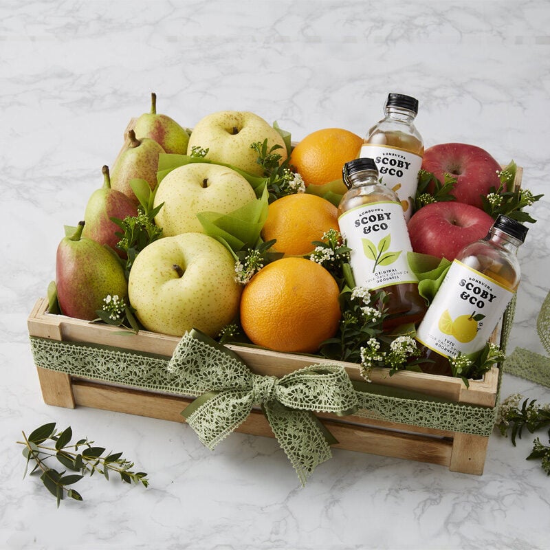 Mixed Fruit & Kombucha Scoby Basket
