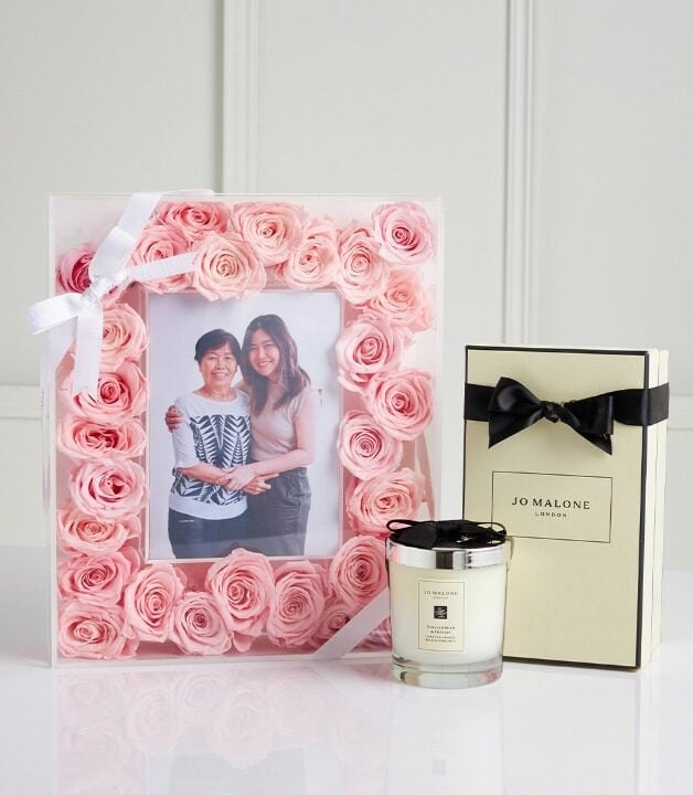 Pink Preserved Rose & Jo Malone Gift Set