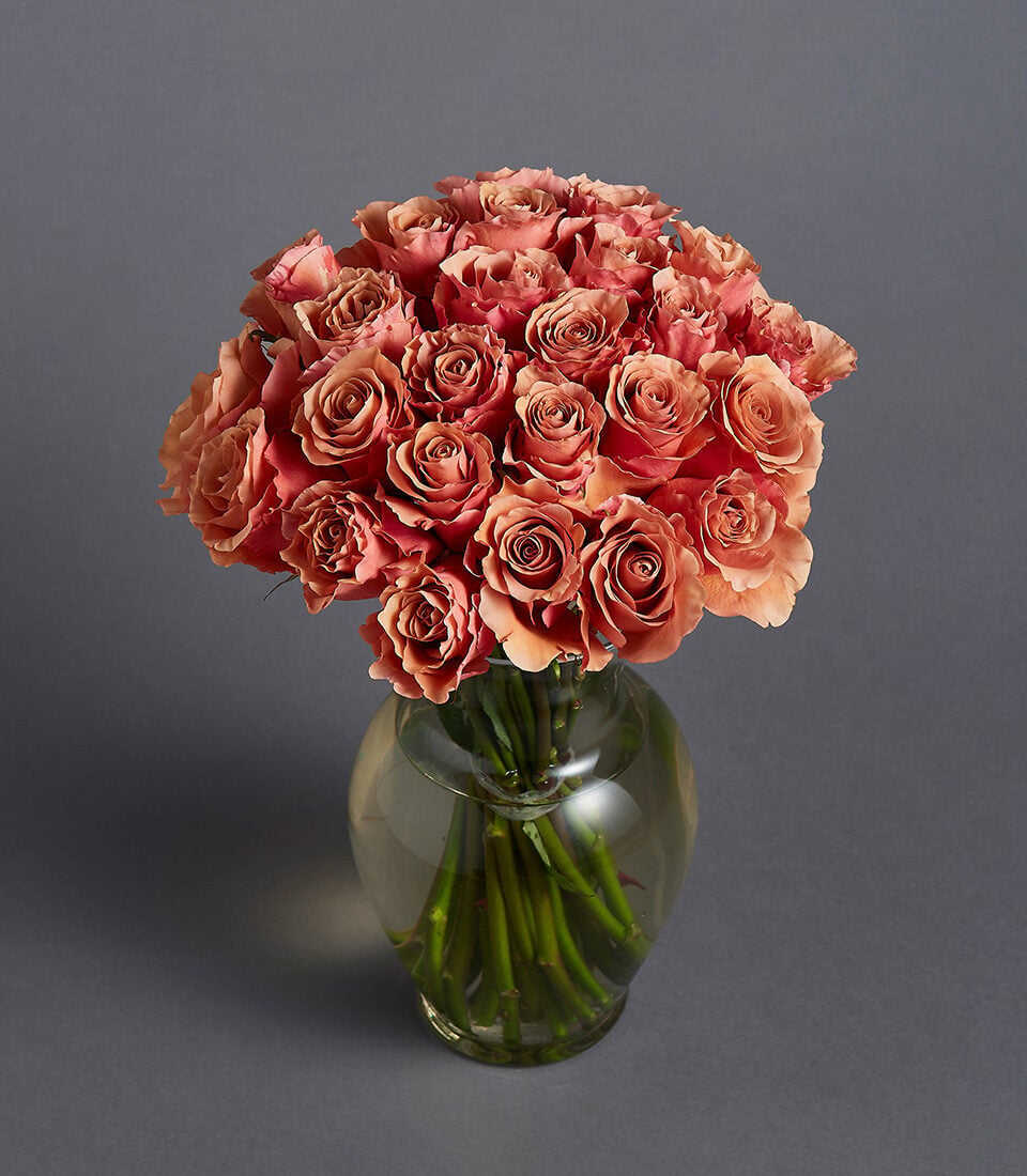 Blooming Toffee Roses Bouquet