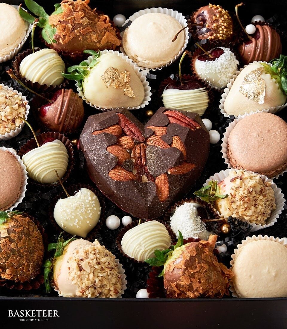 Deluxe Chocolate Heart & Assorted Sweets Gift Box