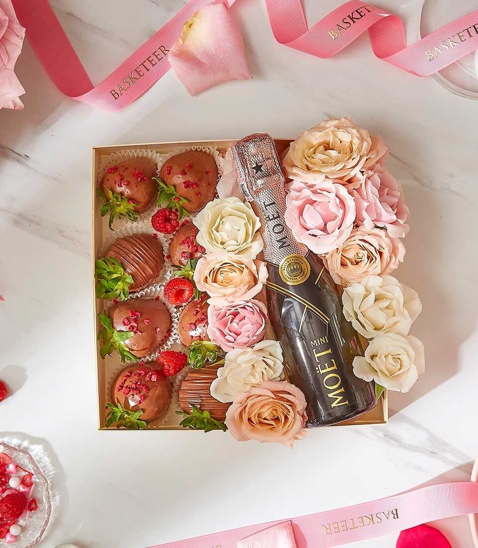 Wine and Floral Chocolate Indulgence