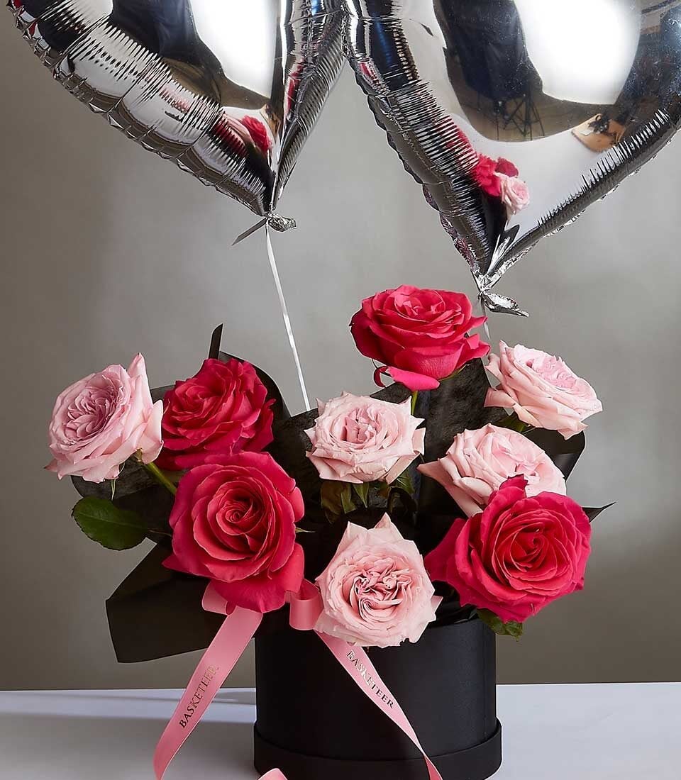 Pink Roses Midnight Surprise Gift