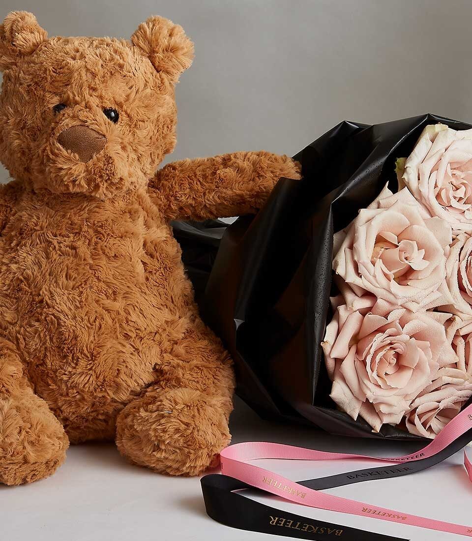 Ocean song Rose & Teddy Gift