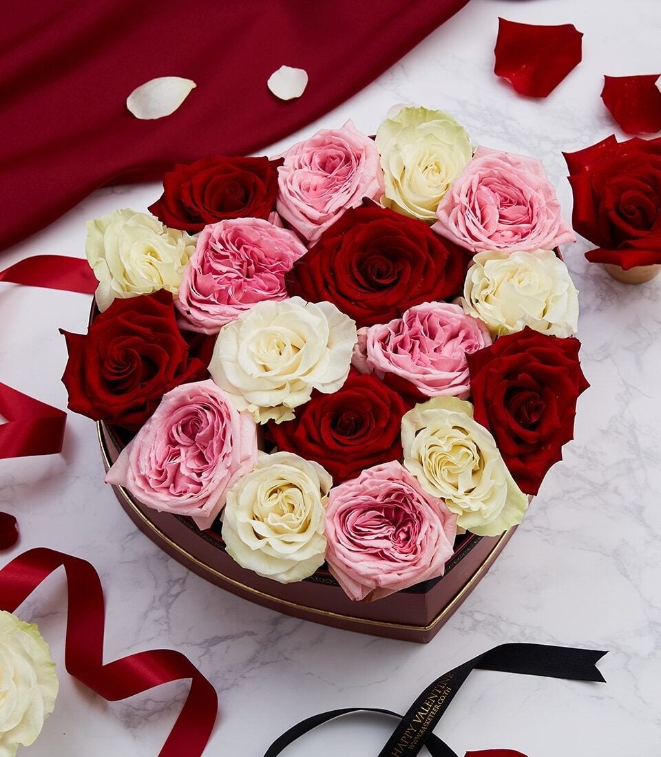 Luxury Rose Heart Gift Box