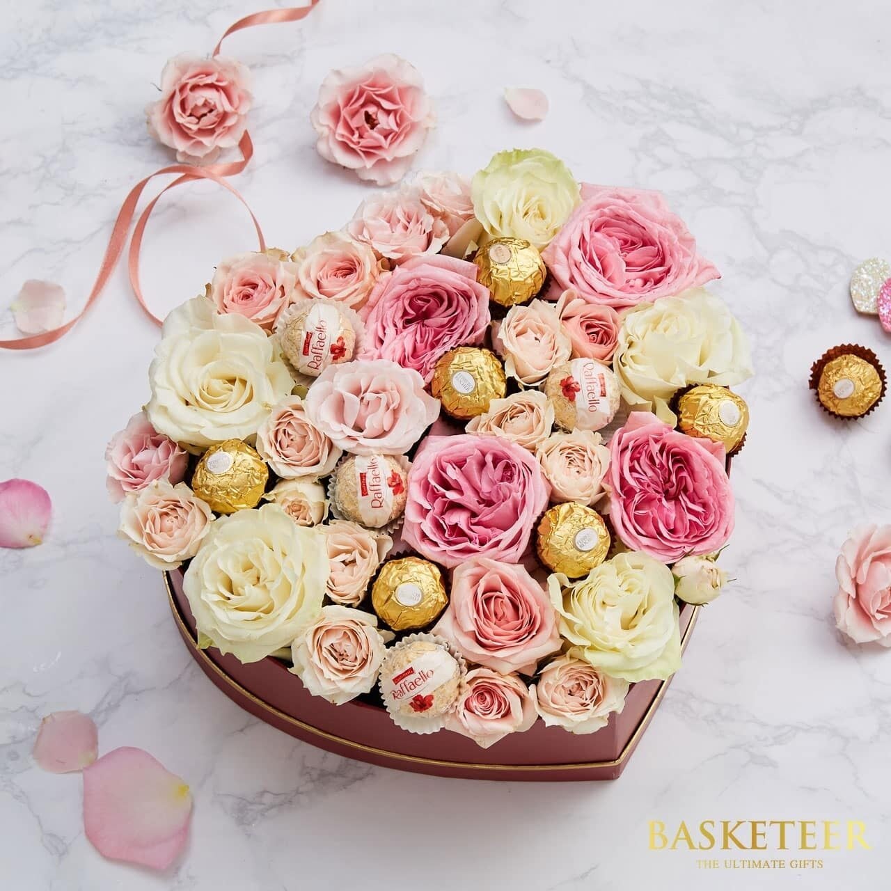 Sweet Bloom & Chocolate Heart Box