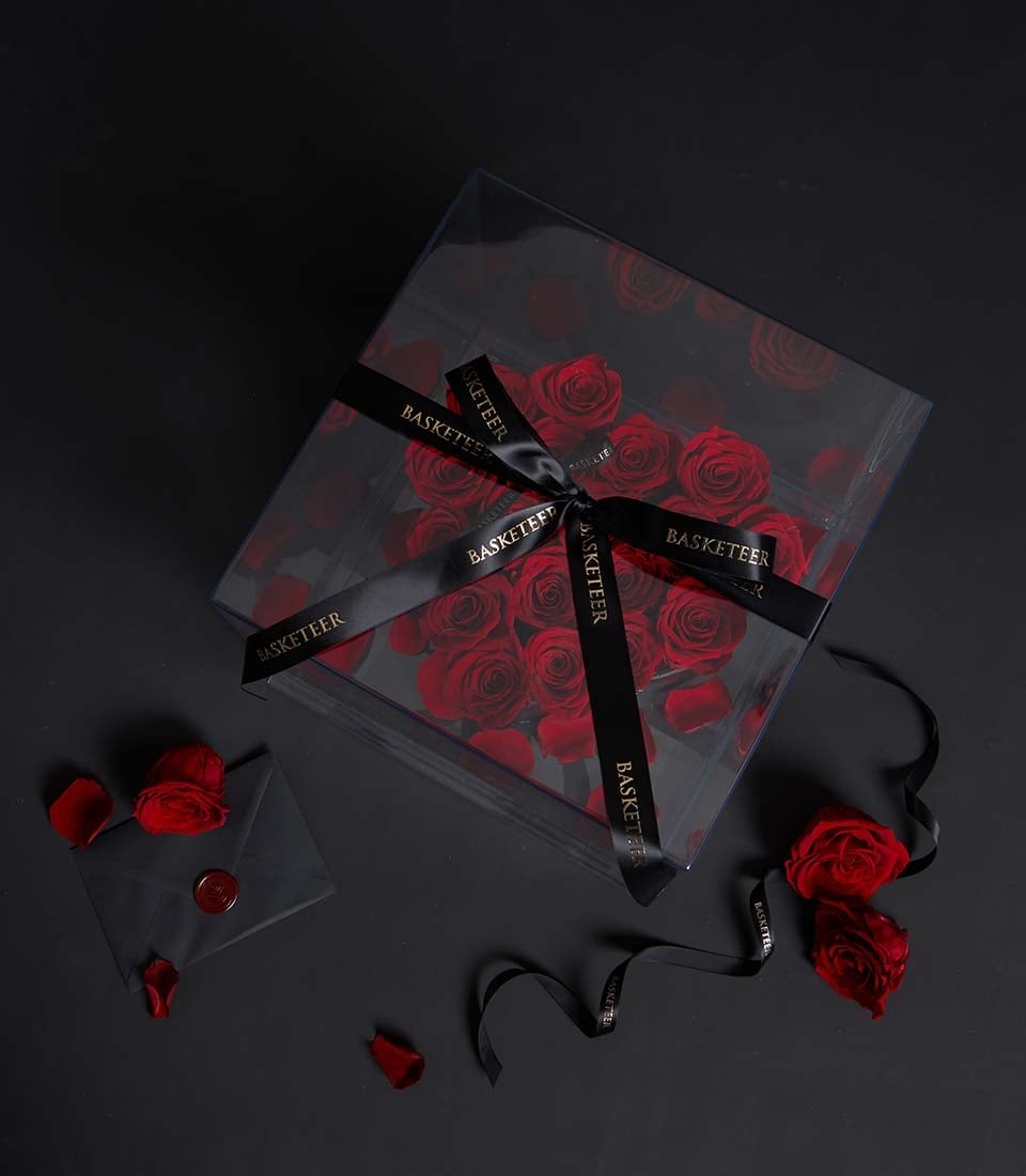 Eternal Red Preserved Rose Luxury Box