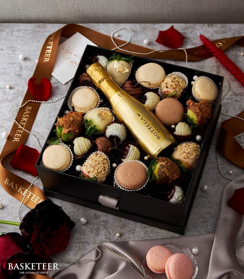 Prosecco Wine Chocolate Berries