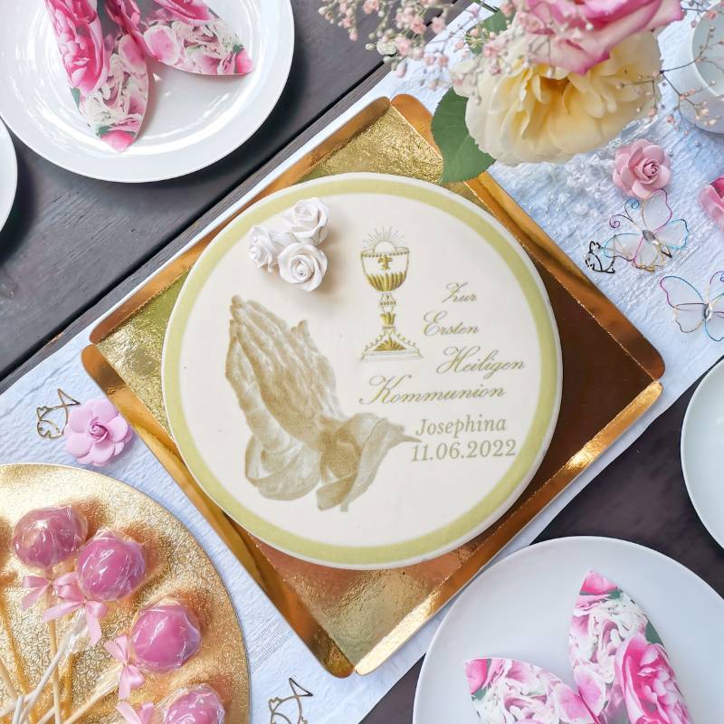 For the First Holy Communion (Small (18 cm(6 servings)))
