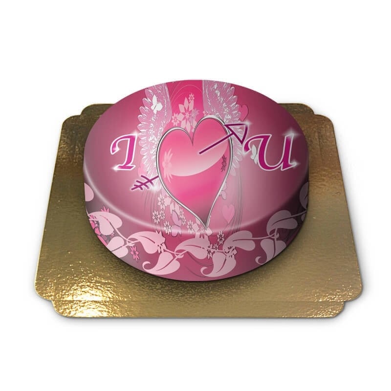 I love you cake