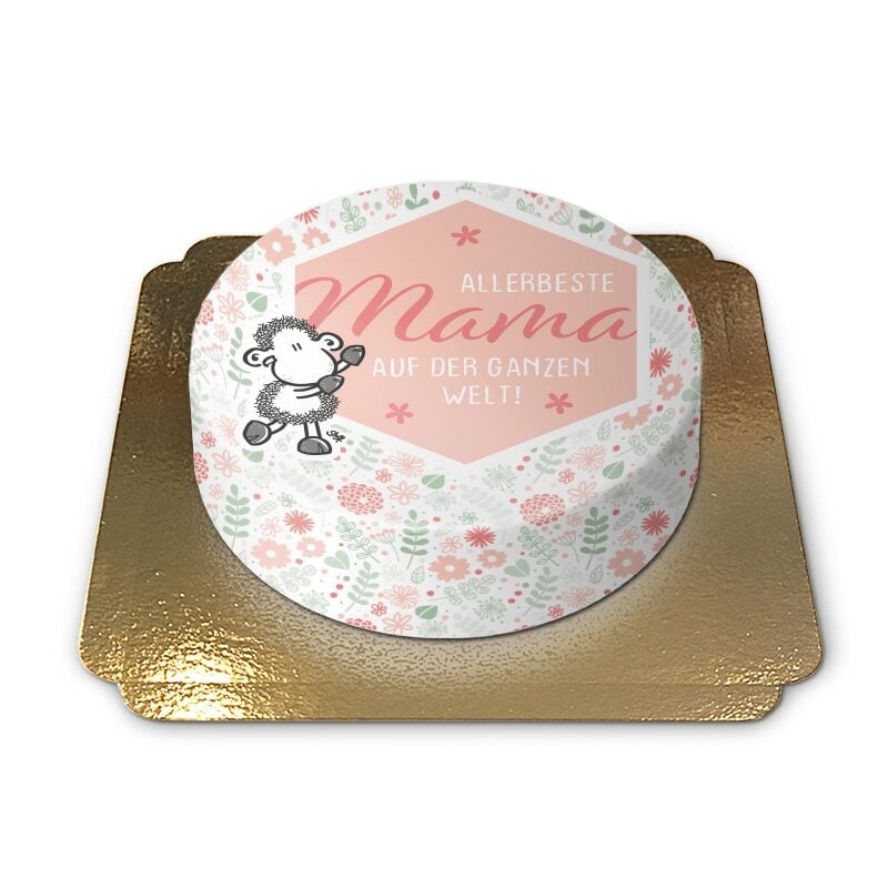 Sheepworld - Floral Mother's Day Cake (Small (18 cm (6 servings)))