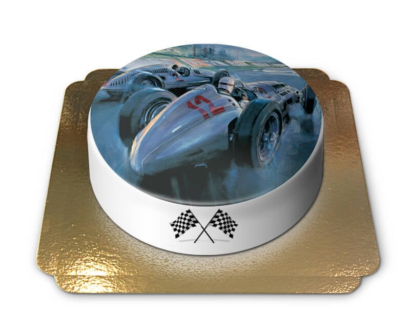 Motorsport cake (Small (18cm (6 Servings)))