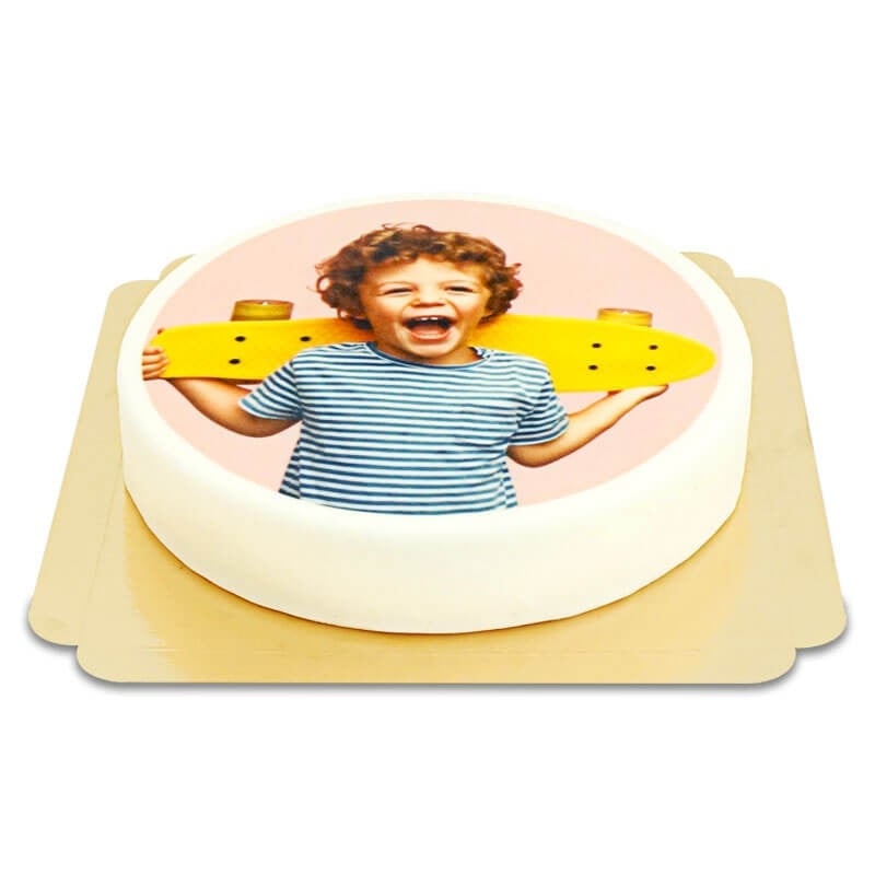 Round photo cake (Small(18 cm(6 servings)))