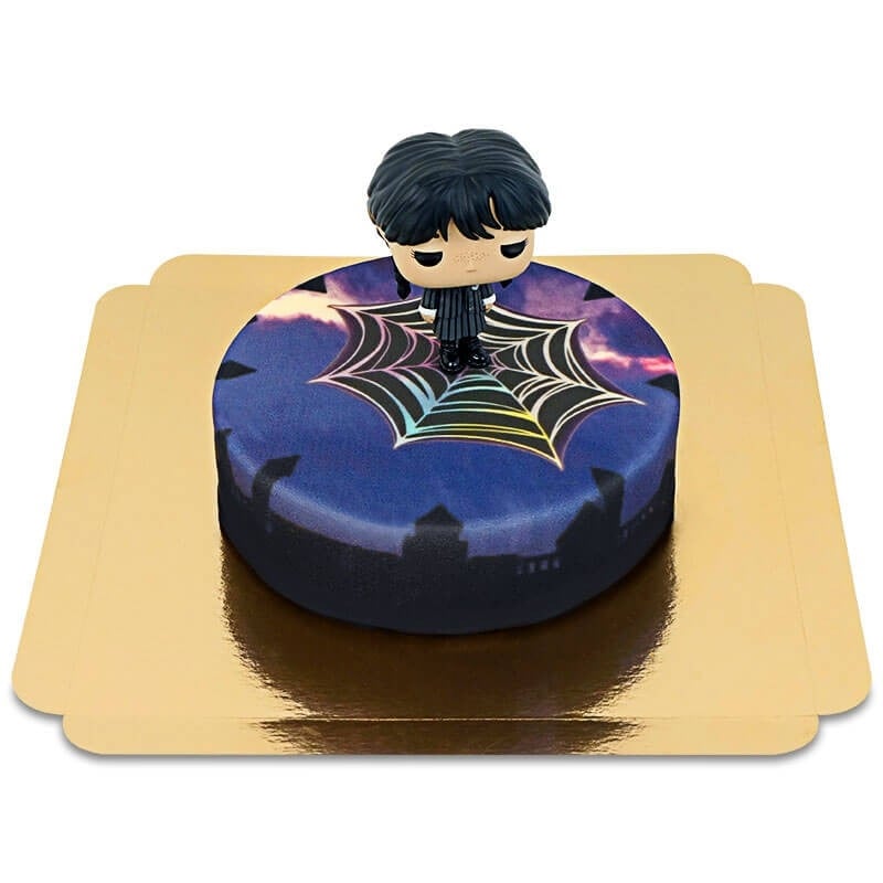 Wednesday® figure on Academy cake (Small (18 cm (6 servings)))