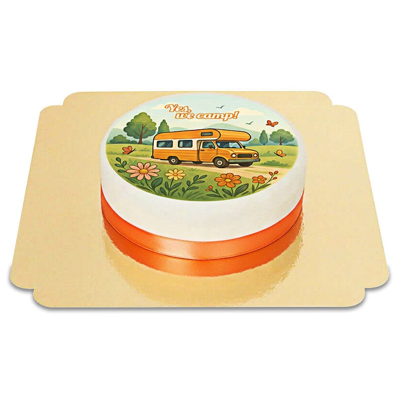 Retro camper van cake (Small (18cm (6 Servings)))