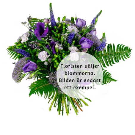 Send the Purple Rain bouquet as a flower delivery service
