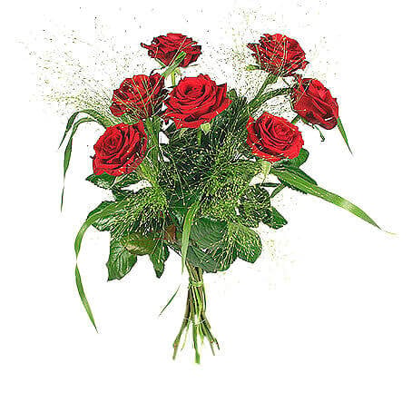Send the I love you bouquet as a flower delivery service