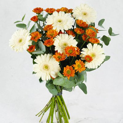 Send bouquet Glimmrande orange blombud (Large)