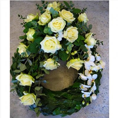 Funeral Flowers - Orkidekrans