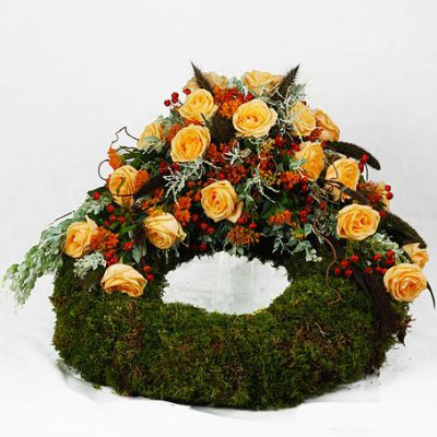 Funeral Flowers - Natural (Medium)