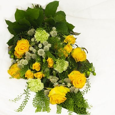 Funeral Flowers - Floristens val gul (Small)