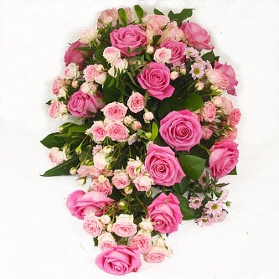 Funeral Flowers - Pink (Large)