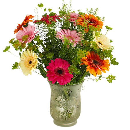 Send the Happy Germini bouquet as a flower delivery service
