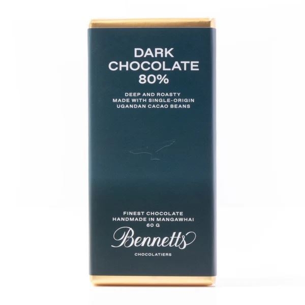 Dark Chocolate 80% Bar - 3 pcs