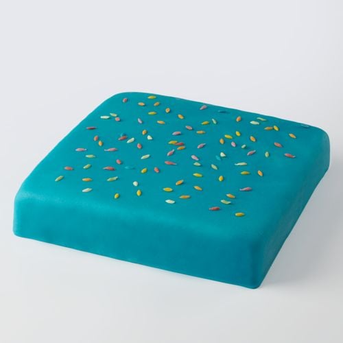 Festive Marzipan cake blue (8 people)