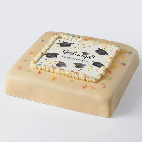 Graduation marzipan cake (8 people)