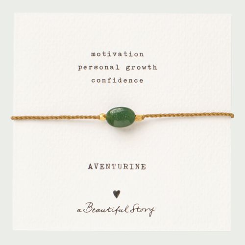 A Beautiful Story Aventurine bracelet