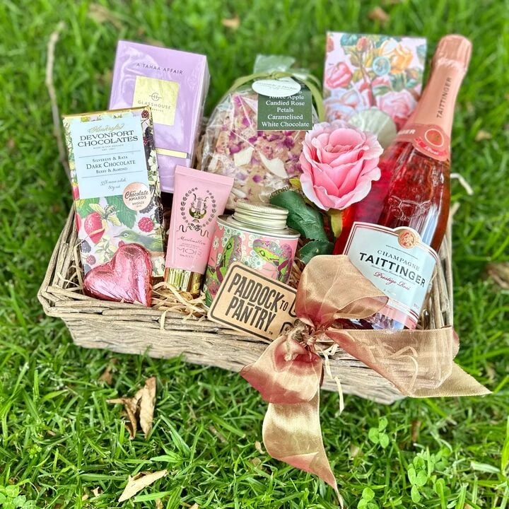 Blushing Bliss Gift Basket