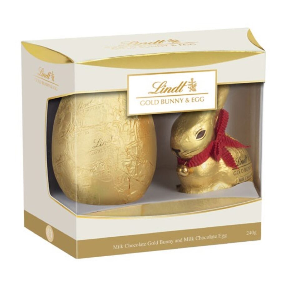 Lindt Milk Gold Bunny and Egg