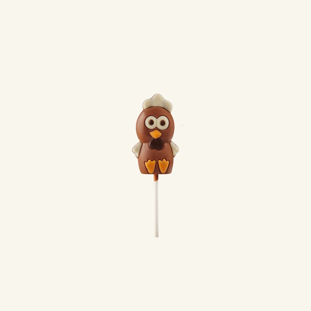 Chocolate lollipop chicken - 25g - 5 pcs
