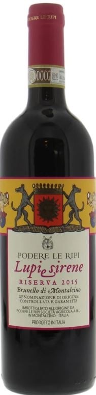 Lupi e Sirene Brunello di Montalcino Riserva 2015