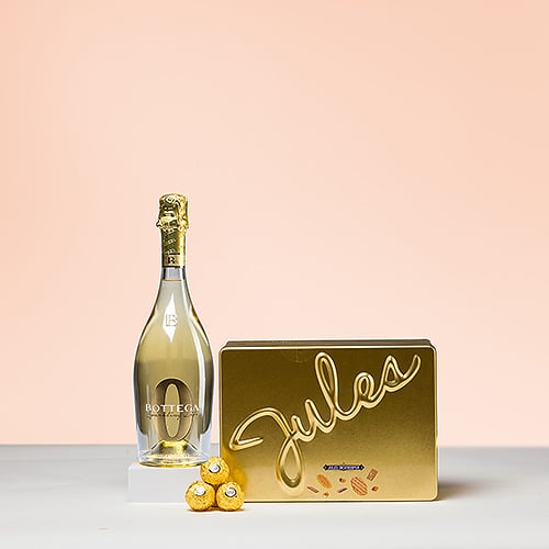 Golden Bubbles & Sweets with Bottega Zero Non-Alcoholic, 75cl